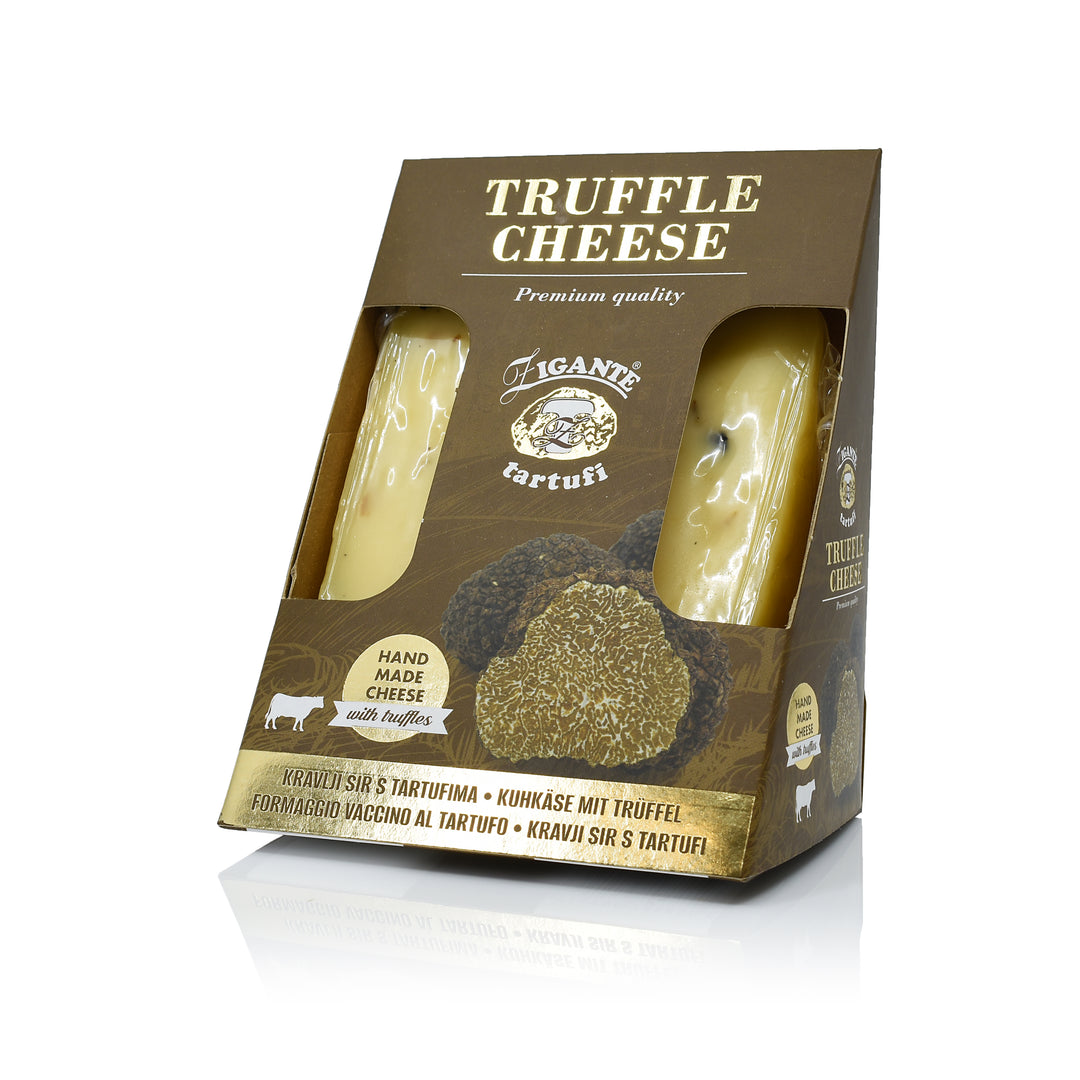 Hand made cheese with truffles