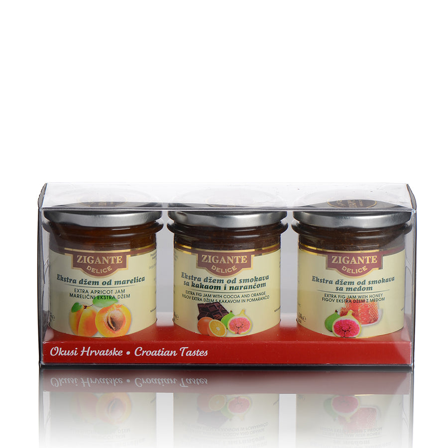 Zigante Delice Extra jams Collection Gift box 3 x 240 g - Zigante Tartufi Online Shop, Truffle Shop, Truffle Products