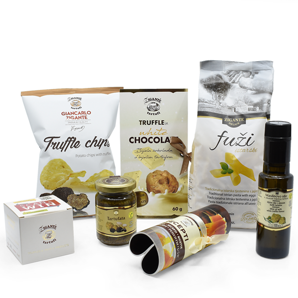 Gift packs WELCOME DEGUSTATION SET - Zigante Tartufi Online Shop, Truffle Shop, Truffle Products