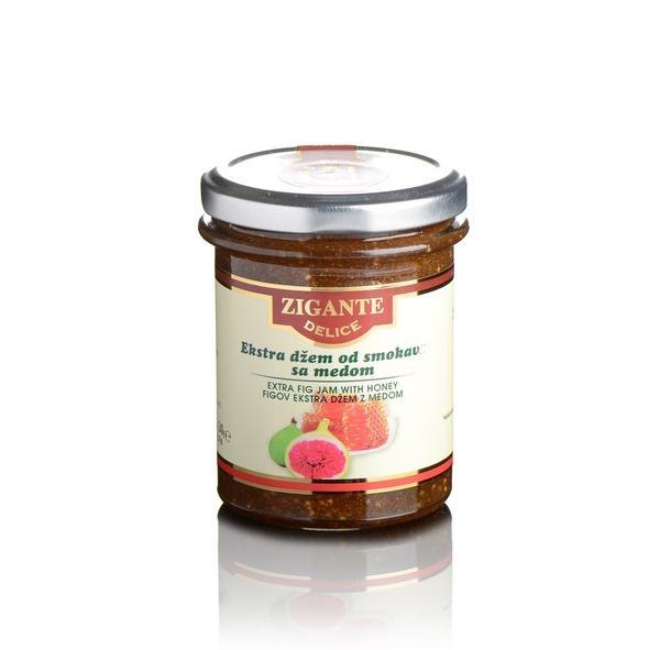 Zigante Delice Extra fig jam & Honey 240 g - Zigante Tartufi Online Shop, Truffle Shop, Truffle Products